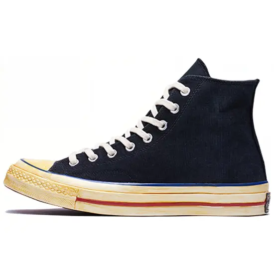 Converse 1970s Canvas Shoes Unisex High-top Black/white/red