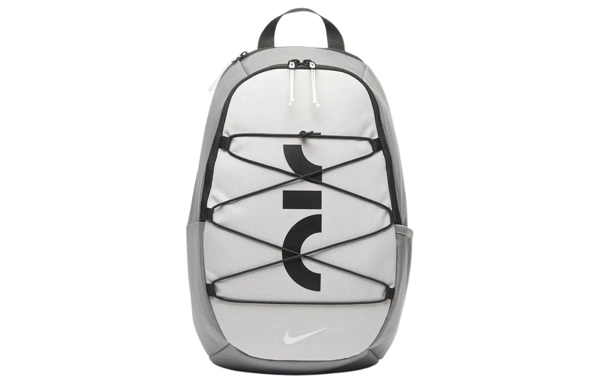 Nike Fabric Backpack Unisex Asphalt Gray & Light Iron Ore Gray & Mountain White