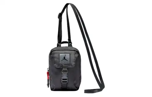 Jordan Polyester Shoulder Bag, Cell Phone Pouch, Crossbody Bag Small Unisex Black