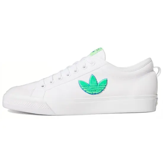 Adidas Nizza Trefoil 'White Signal Green'