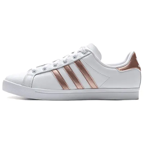 Adidas Originals Coast Star Skateboard Shoes Women's Low-top White/copper