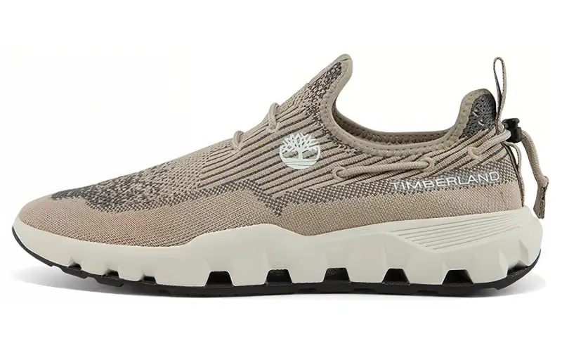 Timberland Fabric Cushioning Slip Resistant Abrasion Resistant Lightweight Low top Casual Running Shoes Men's Light Mud