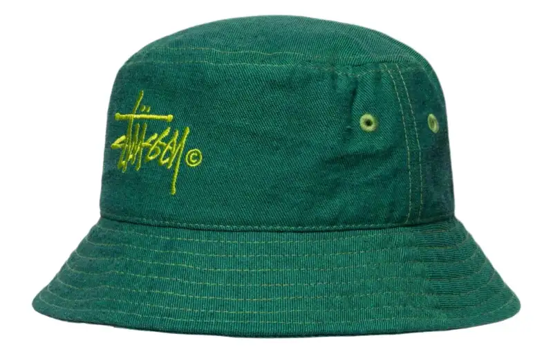 Stüssy Logo embroidered Bucket Hat