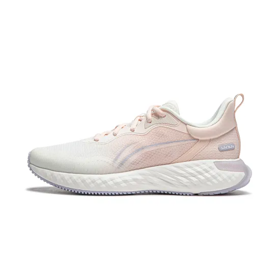 LINING Chasing-clouds Running Shoes Women's Low-Top Pink