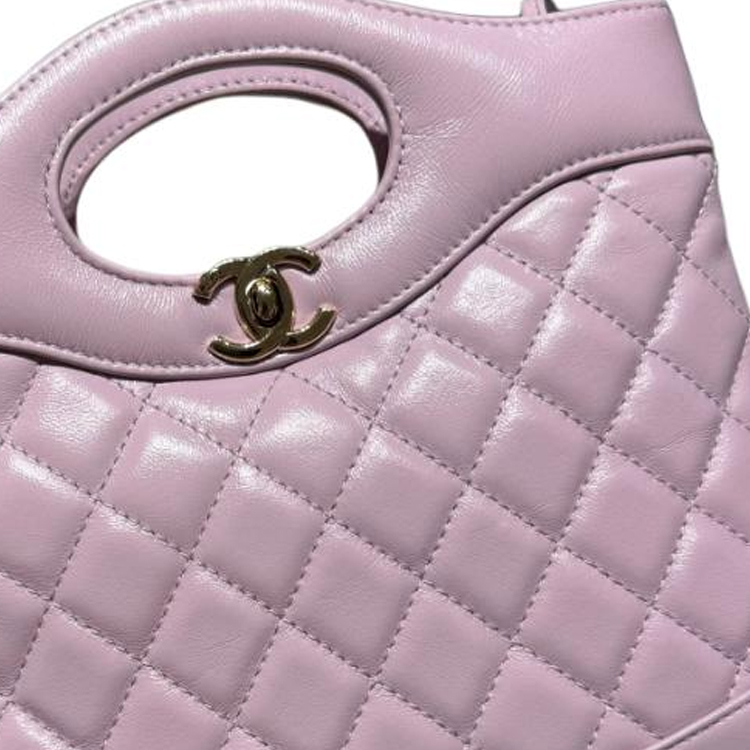 Женская сумка Chanel Tote (фиолетовая) — фото 2