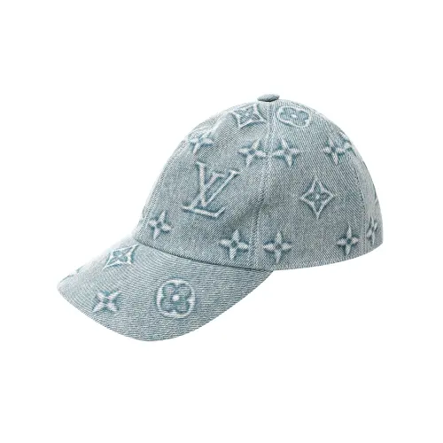 LOUIS VUITTON Monogram Washed Denim Cap