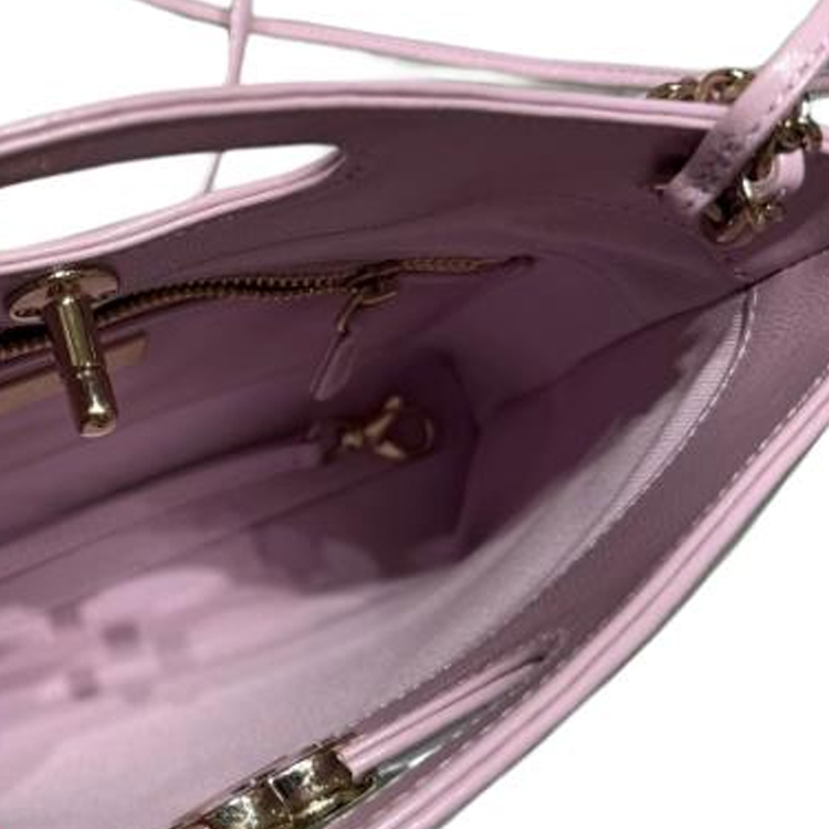Женская сумка Chanel Tote (фиолетовая) — фото 4