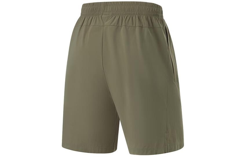 Li Ning Fitness Series Sports Shorts Men’s Army Canvas Green