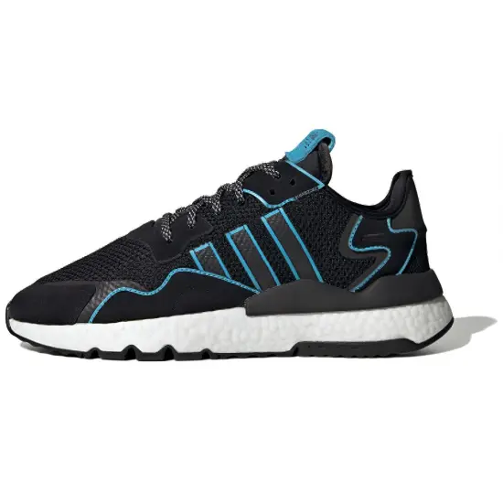 Adidas Originals Nite Jogger Core Black Bright Cyan