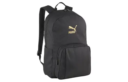 PUMA Nylon Backpack Unisex Black & Gold