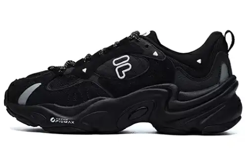 FILA FUSION Chunky Sneakers 'Black Silver' Women's