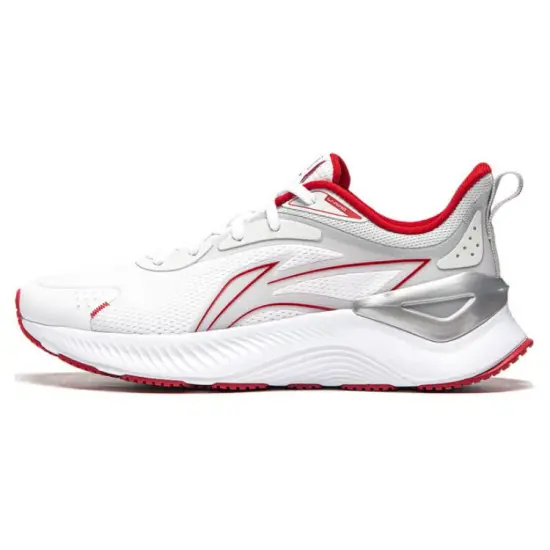LINING YueYing 3.0 Running Shoes Women's Low-Top Standard White/Bull Red