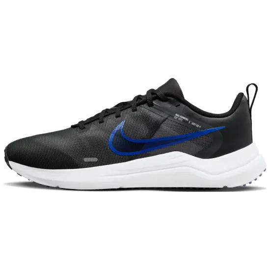 Nike Downshifter 12 Running Shoes Men Low-top Black/Blue