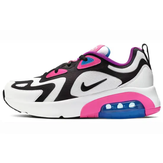 Nike Air Max 200 White Hyper Pink Black GS