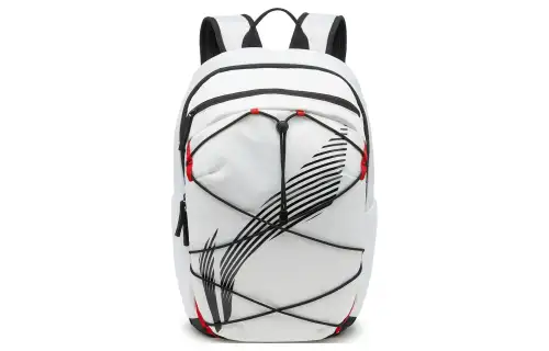 Li Ning Fitness Series Polyester Backpack Unisex White