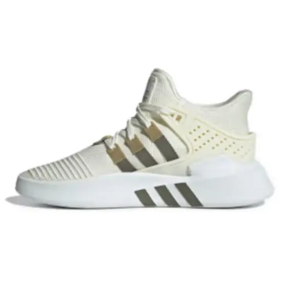 Adidas Originals EQT Basketball Adv Casual Shoes Unisex Mid-Top White/Green Brown