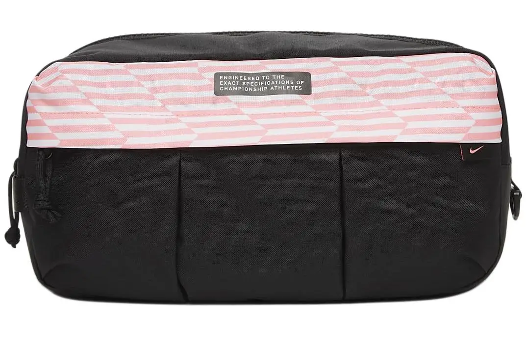 Nike Fabric Storage Bag Unisex Black & Sunset Purple