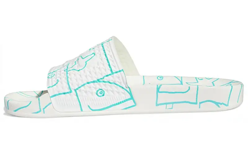 Shmoofoil Slide Mark Gonzales x Shmoofoil Slide Adidas Originals 'Allover Print'