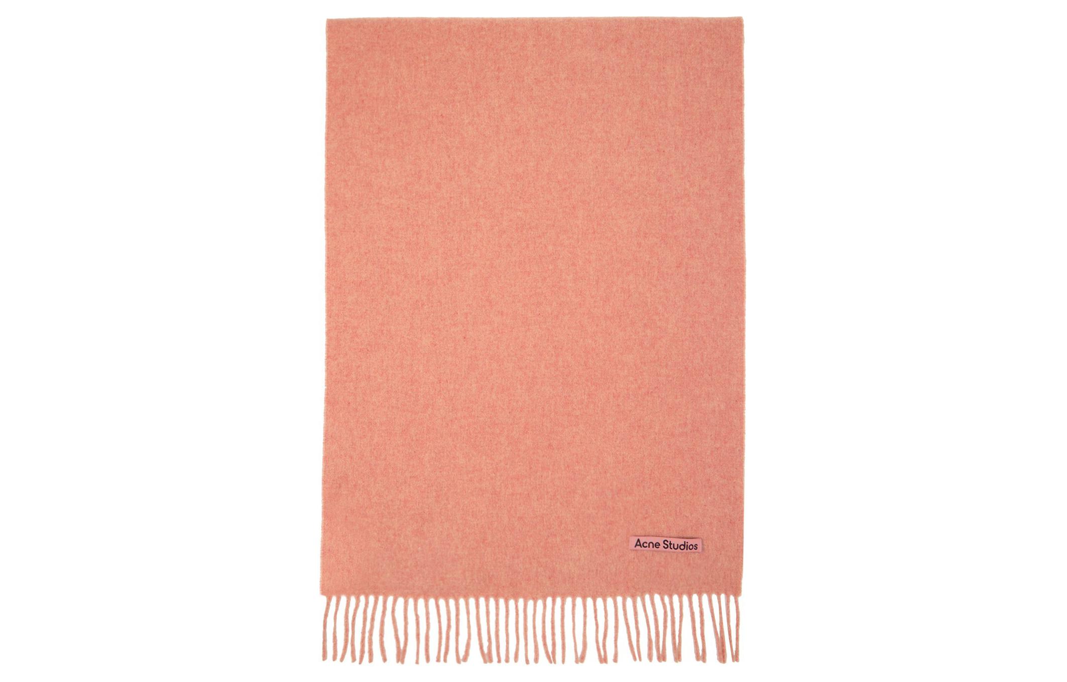 Женский шарф Acne Studios (оранжевый)