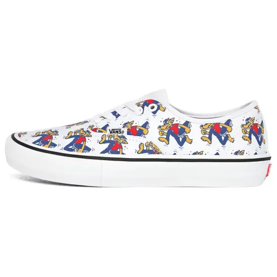 Vans Authentic Skateboarding Shoes Unisex Low-top White/Royal Blue