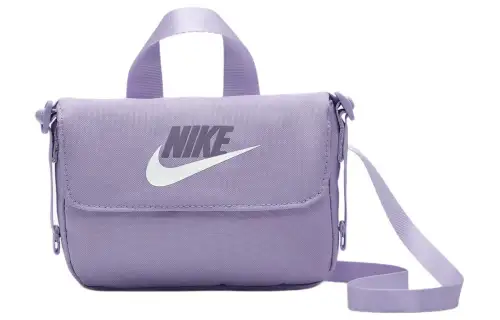 Nike Polyester Shoulder Bag, Crossbody Bag Women's Hydrangea & White