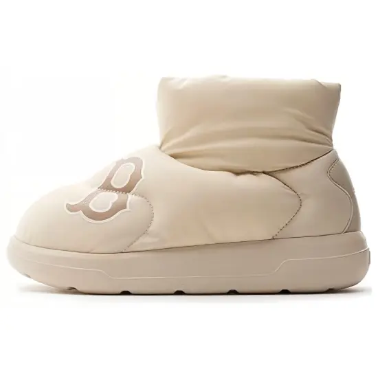 MLB Chunky Classic A FLEECE Snow Boots Women's Beige