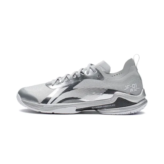LINING Sprint Pro Badminton Shoes Unisex Low-Top Silver