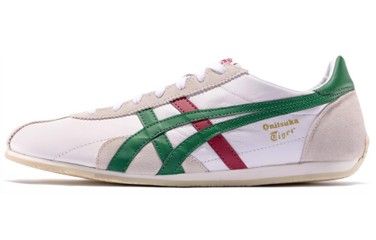 Onitsuka Tiger Runspark Running Shoes Unisex Low Top White/Green/Red