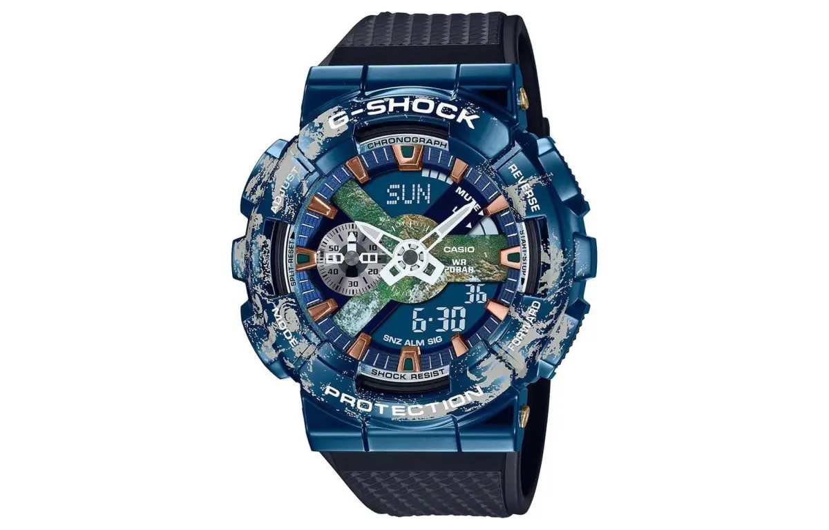 CASIO Men Full Metal Series 51.9mm Blue Watch