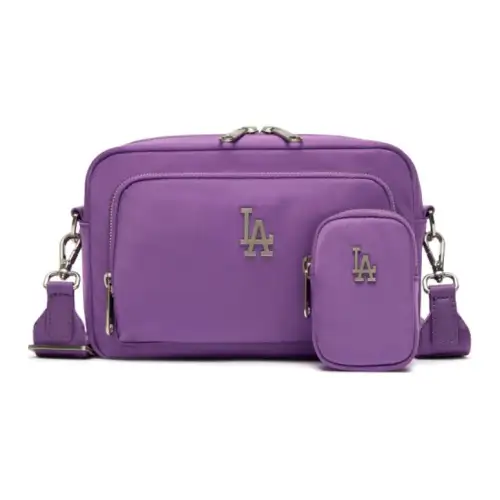 MLB Nylon Fabric Combo Bag, Camera Bag, Shoulder Bag, Crossbody Bag Regular Unisex Violet