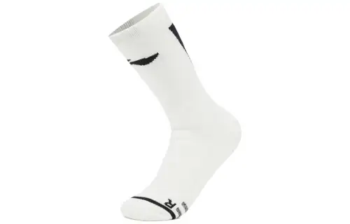 Li Ning, breathable antibacterial comfortable basketball white knee socks for leisure for men and women, absorbs sweat and smell, mid-length