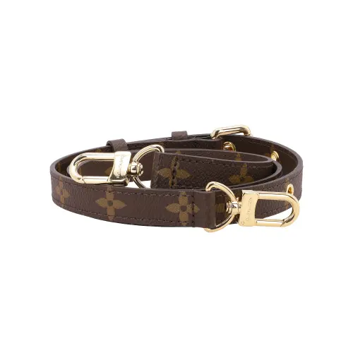 LOUIS VUITTON Adjustable Strap Leather Charms Women's Brown