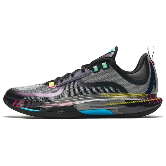 ANTA GH5 Basketball Shoes Men Low-Top Black Blue