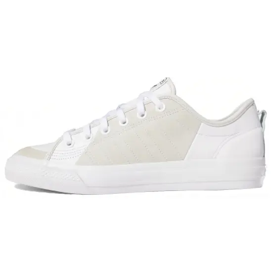 Adidas Originals NIZZA Series Skateboard Shoes Unisex Low-top White/Brown