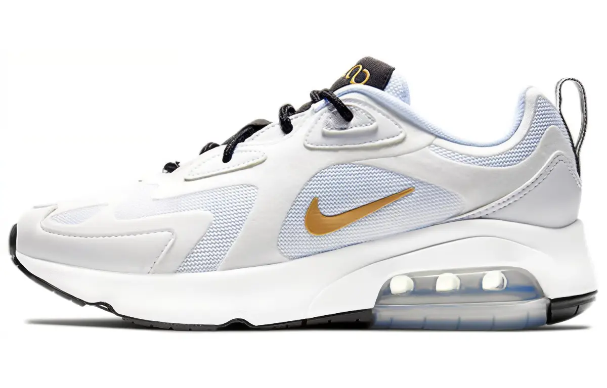 Nike Air Max 200 'White Metallic Gold' Women's