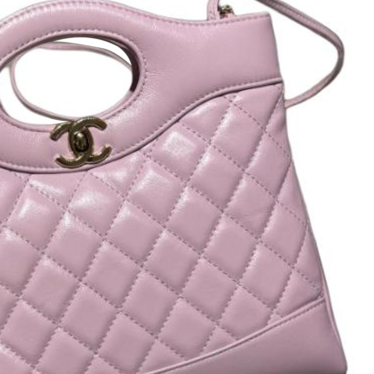 Женская сумка Chanel Tote (фиолетовая) — фото 3