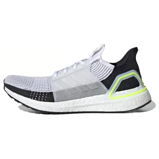 adidas Ultra Boost 19 White Black Volt