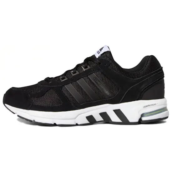 Adidas Equipment 10 Running Shoes Unisex Low-top Core Black/Silver Metallic/Solar Red