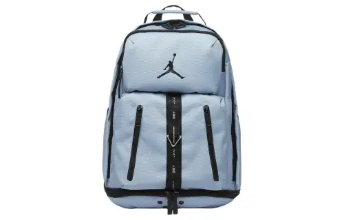 Jordan Sport Polyester Backpack Unisex Blue Gray