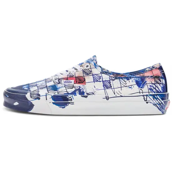 Vans Authentic Connor Tingley X OG LX 'Checkerboard - White Blue'