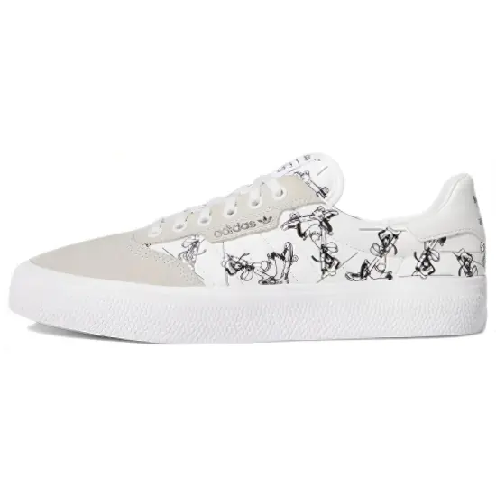 Disney X Adidas Originals 3MC Vulc Skateboarding Shoes Unisex Low-top Brown/white