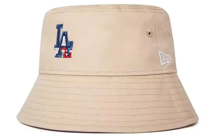New Era Cotton, Polyester Bucket Hats Unisex Khaki