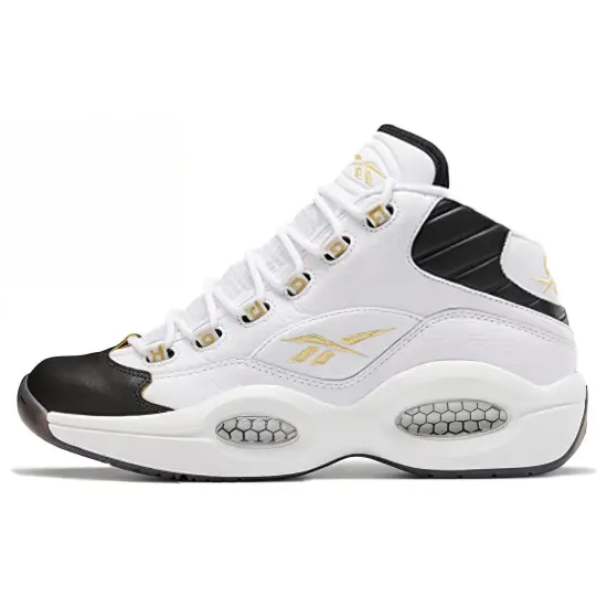 Reebok Question Mid Black Toe