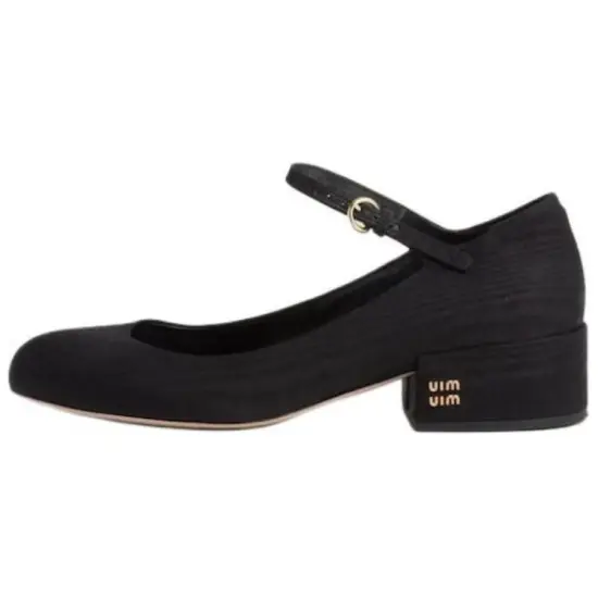 MIU MIU Mary Jane Shoes Women's Black