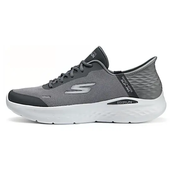 Skechers GO RUN Durable Breathable Low Top Casual Running Shoes Men's Gray