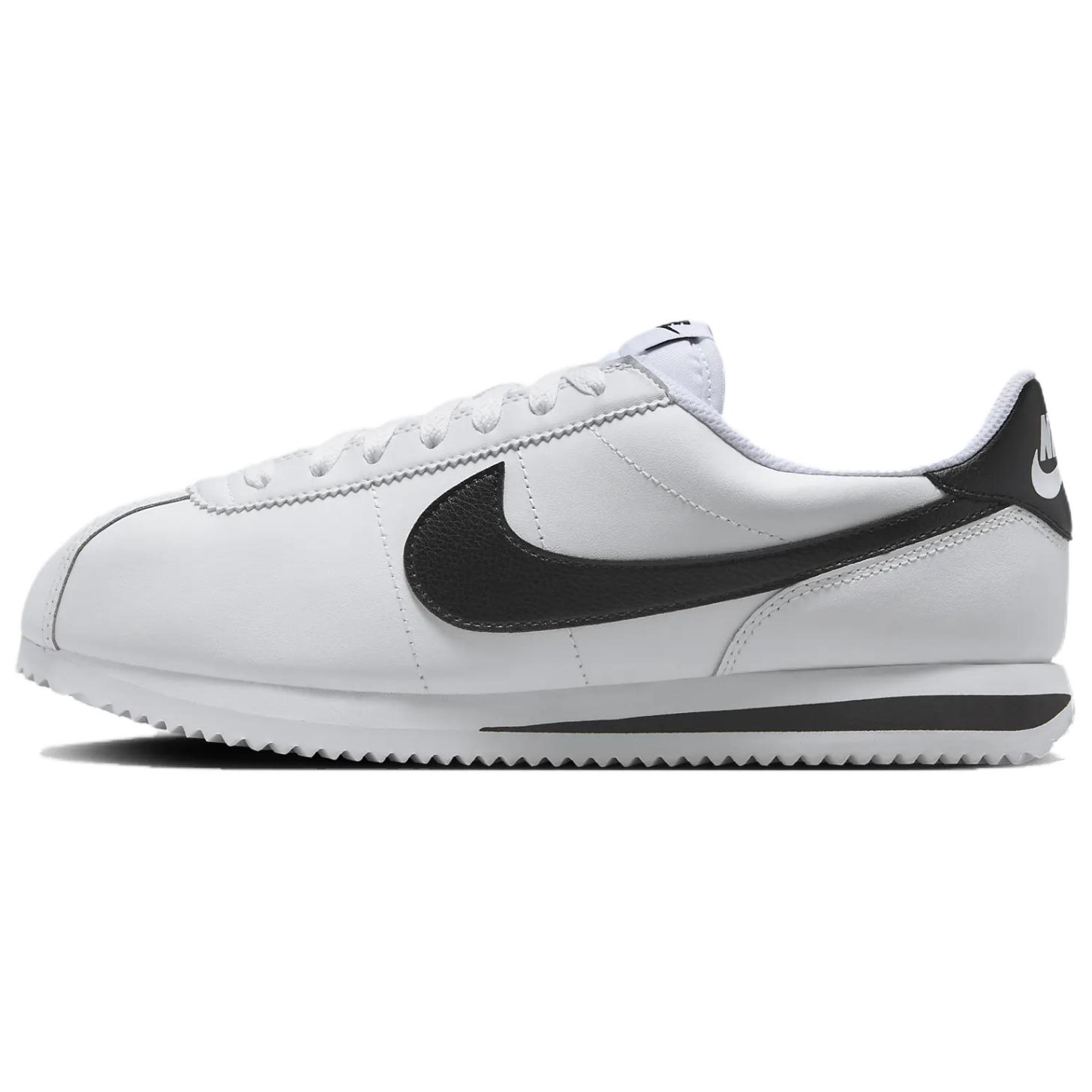 Nike cortez white silver on sale