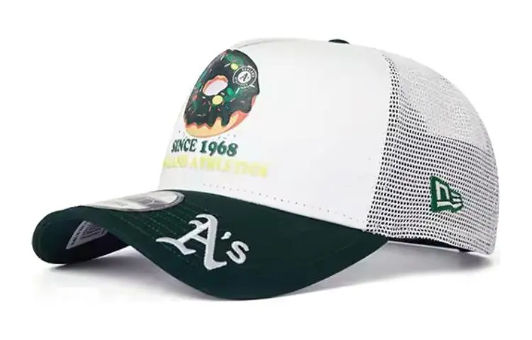 New Era Cotton Polyester Baseball Caps Unisex White