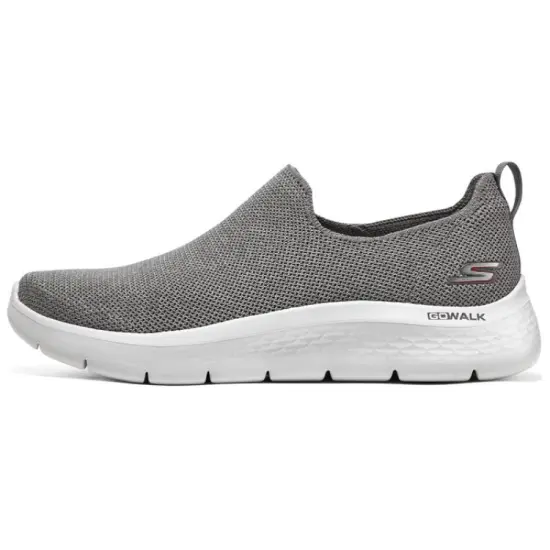 Skechers Cushioning Wear-Resistant Low-Top Casual Shoes Men's White Gray