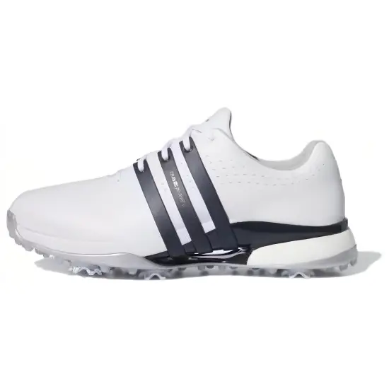 Adidas Tour360 24 Golf Cloud White Collegiate Navy Silver Metallic