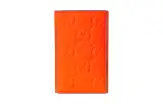 GUCCI Leather Card Holder Men's Orange